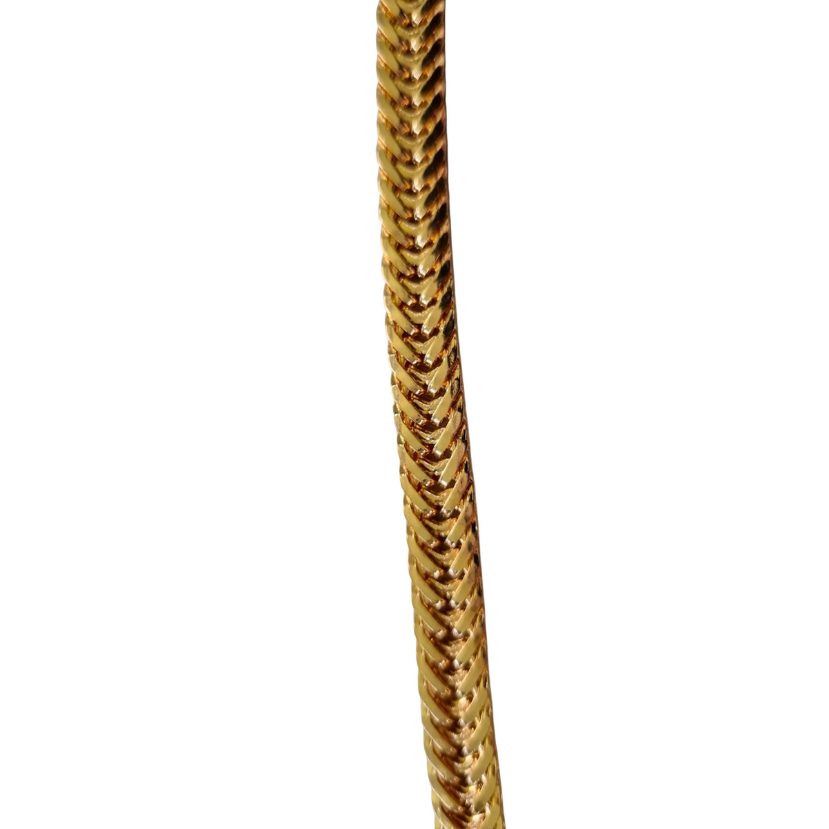 Ciana Gold Flat Weave Crossbody Chain Strap