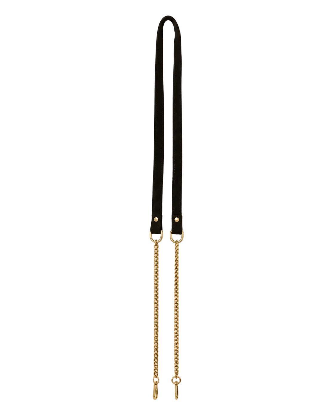 Ciana Chain & Suede Crossbody Strap