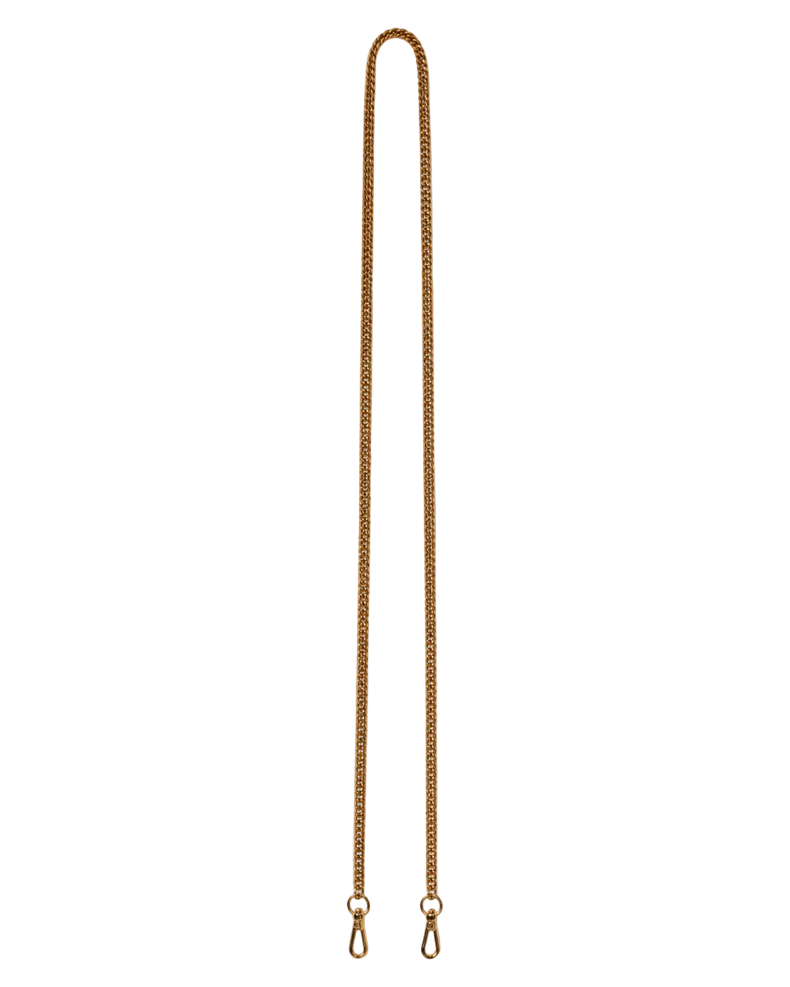 Ciana Gold Flat Weave Crossbody Chain Strap