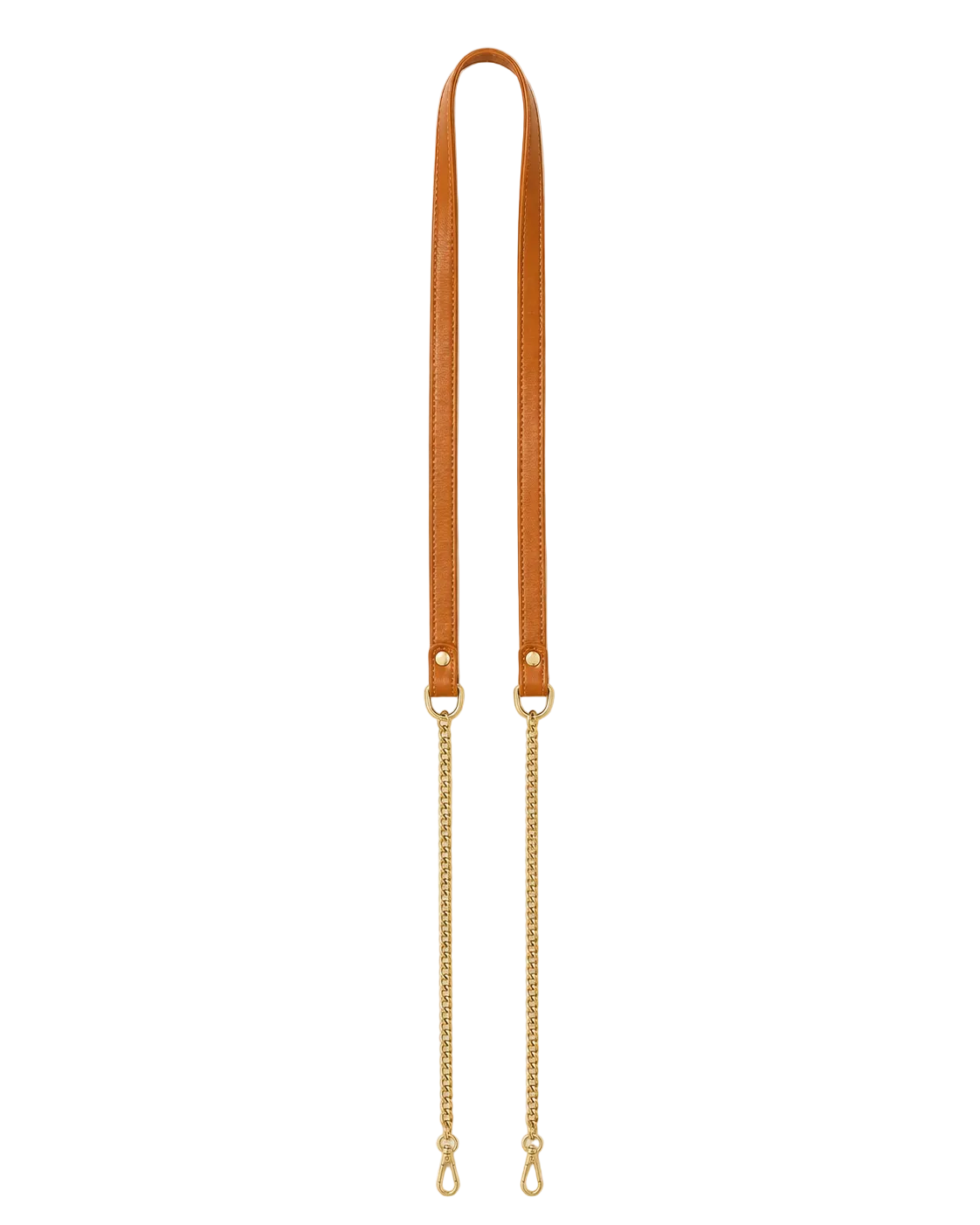 Ciana Leather & Chain Crossbody Strap